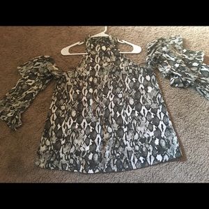 Snakeskin blouse